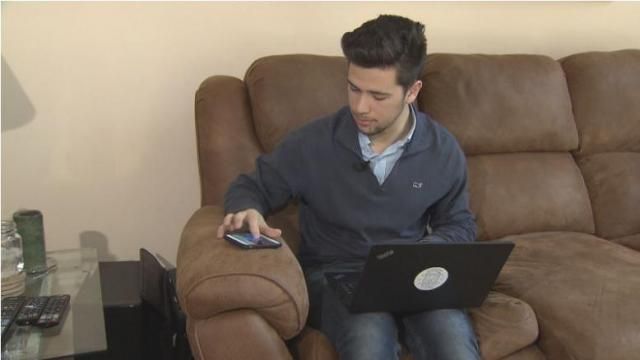 Laptop user