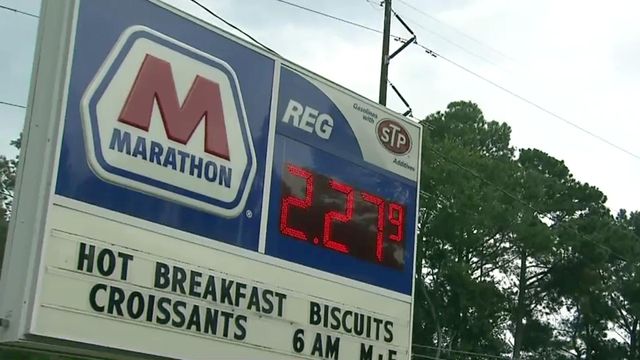 Harvey pushes gas prices up