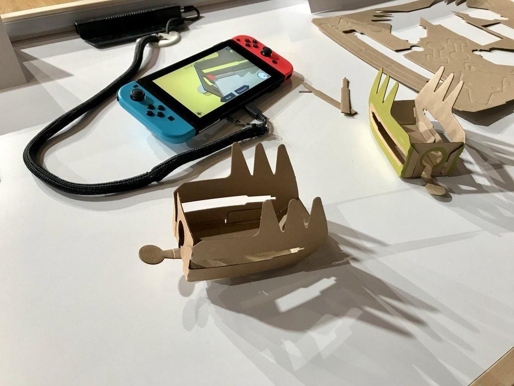 Nintendo Switch cardboard toys bring 'screen time' to physical world