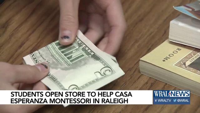 Raleigh 5th graders open store to support their school