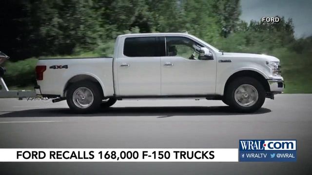 Ford recalls over 168,000 F-150 trucks