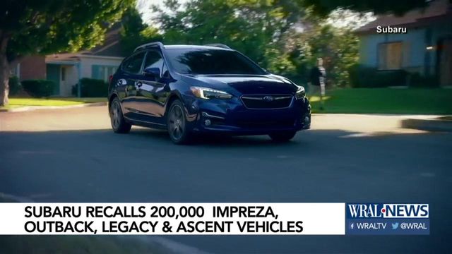 Subaru recalling 200,000 vehicles