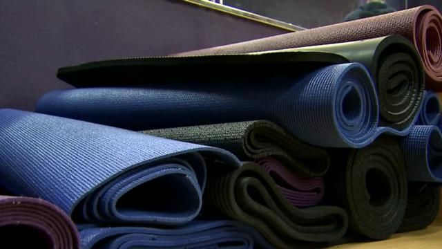 yoga mats, fitness studio generic