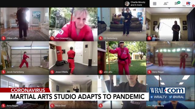 Martial arts studio adapts to pandemic