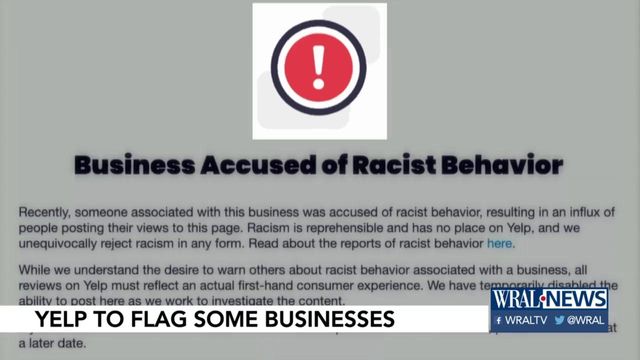 Yelp taking steps to flag businesses over racism
