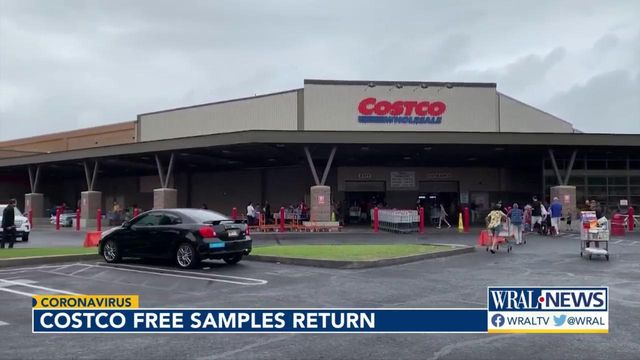 Free samples are back at Costco