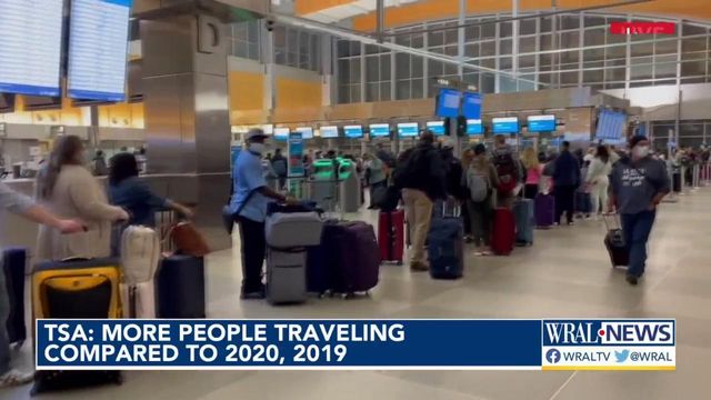 TSA: Holiday travel reaches pre-pandemic levels 