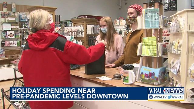 Holiday spending contributes to downtown Raleigh's rebound