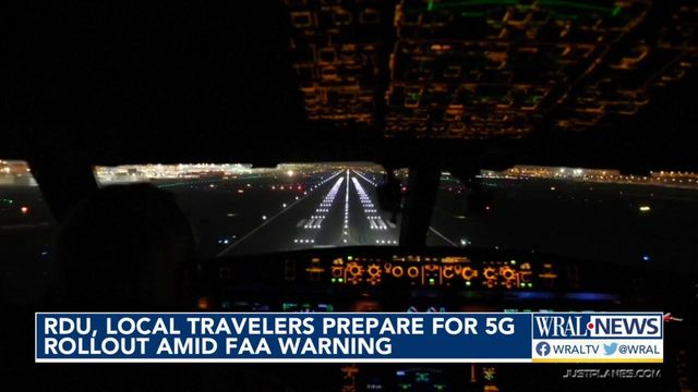 RDU, travelers watch and wait as FAA, wireless carriers quibble over 5G