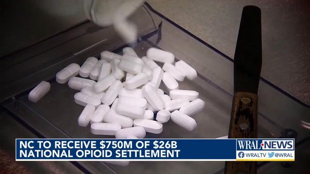 NC slated to receive portion of $26B opioid settlement