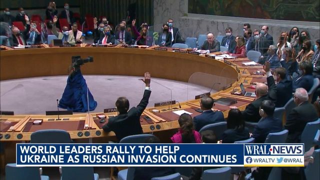 World leaders rally to help Ukraine as Russian invasion continues 