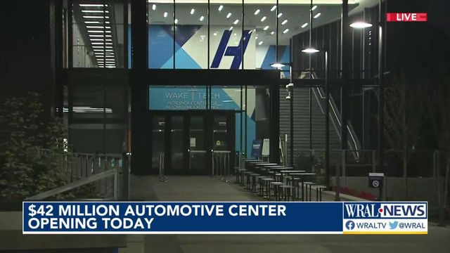 $42 million automotive training center opens in Raleigh