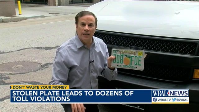 Watch out: Stolen license plates lead to dozens of traffic violations 