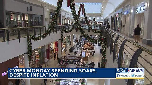 Cyber Monday spending soars, despite inflation