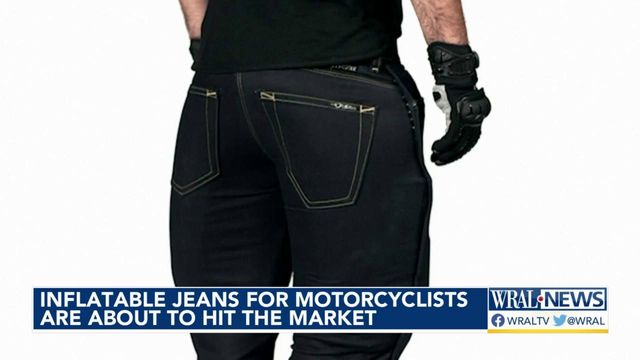 Inflatable jeans for motorcyclists are about to hit the market