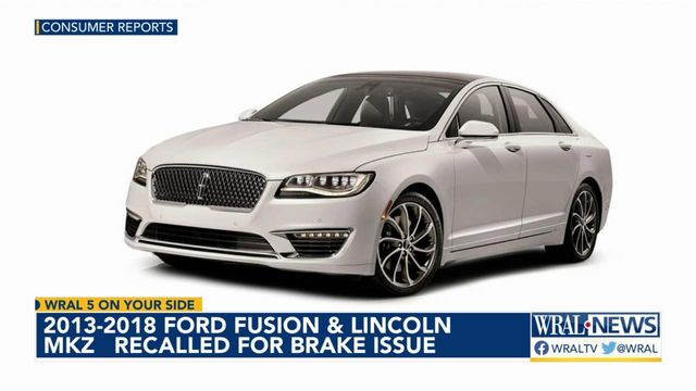 Ford recalls Fusions, Lincolns