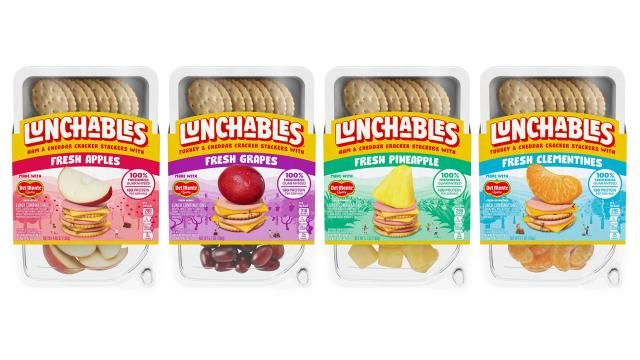 Lunchables is heading to the produce aisle with a fresh fruit snack tray for kids. (Kraft Heinz) Lunchables is heading to the produce aisle with a fresh fruit snack tray for kids. (Kraft Heinz)