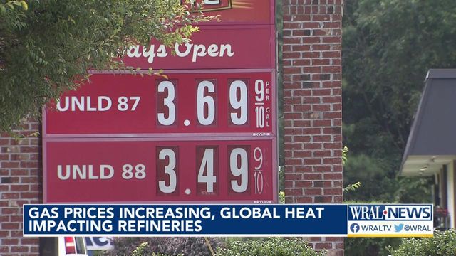 Global heat causing gas prices to increase