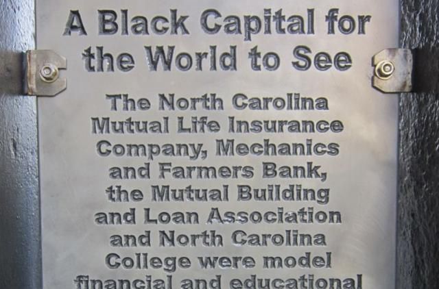 Black Wall Street in Durham