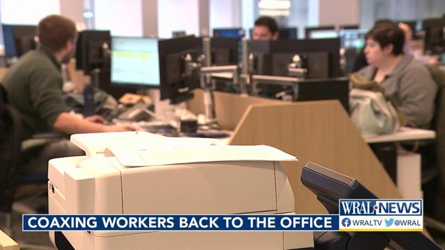 Coaxing workers back to the office