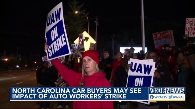 North Carolina car buyers may see impact of auto workers' strike
