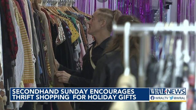 Shoppers hit second-hand stores for Second-Hand Sunday ahead of Cyber Monday