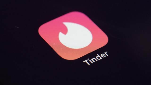 FILE - The icon for the dating app Tinder appears on a device, July 28, 2020, in New York. Tinder, Hinge and other dating apps are designed with addictive features that encourage “compulsive” use, a proposed class action lawsuit against parent company Match Group claims. The lawsuit filed Wednesday, Feb. 14, 2024, says Match intentionally designs its dating platforms with game-like features that “lock users into a perpetual pay-to-play loop” prioritizing profit over promises to help users find relationships. (AP Photo/Patrick Sison, File) FILE - The icon for the dating app Tinder appears on a device, July 28, 2020, in New York. Tinder, Hinge and other dating apps are designed with addictive features that encourage “compulsive” use, a proposed class action lawsuit against parent company Match Group claims. The lawsuit filed Wednesday, Feb. 14, 2024, says Match intentionally designs its dating platforms with game-like features that “lock users into a perpetual pay-to-play loop” prioritizing profit over promises to help users find relationships. (AP Photo/Patrick Sison, File)