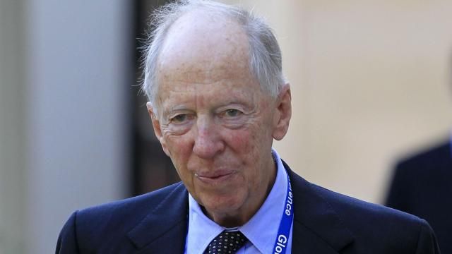 FILE - Chairman of RIT Capital Partners, Lord Jacob Rothschild arrives for a reception, hosted by Britain's Prince Charles, at Clarence House in London for the delegates of the Global Investment Conference, July 26, 2012. Financier and philanthropist Jacob Rothschild, of the renowned Rothschild banking dynasty, has died at 87, his family said Monday Feb. 26, 2024. Rothschild began his career in the family bank, NM Rothschild & Sons, in 1963, before he broke away to start businesses and charitable organizations. His family described him as a “towering presence." (AP Photo/Sang Tan, File) FILE - Chairman of RIT Capital Partners, Lord Jacob Rothschild arrives for a reception, hosted by Britain's Prince Charles, at Clarence House in London for the delegates of the Global Investment Conference, July 26, 2012. Financier and philanthropist Jacob Rothschild, of the renowned Rothschild banking dynasty, has died at 87, his family said Monday Feb. 26, 2024. Rothschild began his career in the family bank, NM Rothschild & Sons, in 1963, before he broke away to start businesses and charitable organizations. His family described him as a “towering presence." (AP Photo/Sang Tan, File)