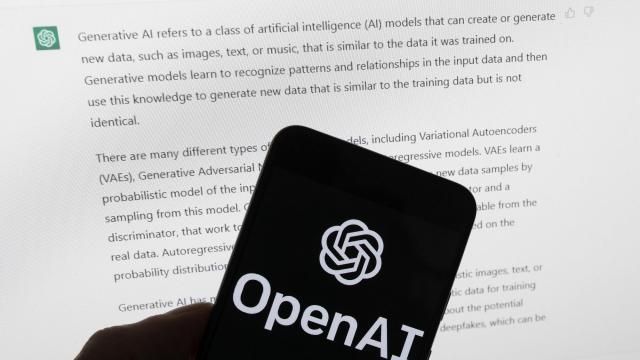 FILE - The OpenAI logo is seen on a mobile phone in front of a computer screen displaying output from ChatGPT, March 21, 2023, in Boston. Digital news outlets The Intercept, Raw Story and AlterNet are joining the fight against unauthorized use of their journalism in artificial intelligence, filing a copyright-infringement lawsuit Wednesday, Feb. 28, 2024, against ChatGPT owner OpenAI. (AP Photo/Michael Dwyer, File) FILE - The OpenAI logo is seen on a mobile phone in front of a computer screen displaying output from ChatGPT, March 21, 2023, in Boston. Digital news outlets The Intercept, Raw Story and AlterNet are joining the fight against unauthorized use of their journalism in artificial intelligence, filing a copyright-infringement lawsuit Wednesday, Feb. 28, 2024, against ChatGPT owner OpenAI. (AP Photo/Michael Dwyer, File)