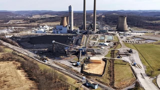 This is the Keystone Generating Station in Shelocta, Pa., on Wednesday, March 13, 2024. Gov. Josh Shapiro unveiled a plan to fight climate change Wednesday, saying he will back legislation to make power owners in Pennysylvania pay for their planet-warming greenhouse gas emissions and require utilities in the nation's third-largest power-producer to buy more electricity from renewable sources. (AP Photo/Gene J. Puskar) This is the Keystone Generating Station in Shelocta, Pa., on Wednesday, March 13, 2024. Gov. Josh Shapiro unveiled a plan to fight climate change Wednesday, saying he will back legislation to make power owners in Pennysylvania pay for their planet-warming greenhouse gas emissions and require utilities in the nation's third-largest power-producer to buy more electricity from renewable sources. (AP Photo/Gene J. Puskar)