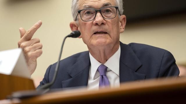 FILE - Federal Reserve Board Chair Jerome Powell speaks during his appearance before the House Financial Services Committee on Capitol Hill, March 6, 2024, in Washington. The Federal Reserve is set this week to leave interest rates unchanged for a fifth straight time. (AP Photo/Mark Schiefelbein, File) FILE - Federal Reserve Board Chair Jerome Powell speaks during his appearance before the House Financial Services Committee on Capitol Hill, March 6, 2024, in Washington. The Federal Reserve is set this week to leave interest rates unchanged for a fifth straight time. (AP Photo/Mark Schiefelbein, File)