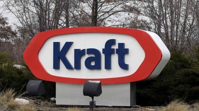 FILE - This March 25, 2015, file photo shows the Kraft logo in Northfield, Ill. The Biden administration announced $6 billion in funding Monday, March 25, 2024, for projects that will slash emissions from the industrial sector — the largest-ever U.S. investment to decarbonize domestic industry to fight climate change. Kraft Heinz will install heat pumps, electric heaters and electric boilers to decarbonize food production at numerous facilities. (AP Photo/Nam Y. Huh, File) FILE - This March 25, 2015, file photo shows the Kraft logo in Northfield, Ill. The Biden administration announced $6 billion in funding Monday, March 25, 2024, for projects that will slash emissions from the industrial sector — the largest-ever U.S. investment to decarbonize domestic industry to fight climate change. Kraft Heinz will install heat pumps, electric heaters and electric boilers to decarbonize food production at numerous facilities. (AP Photo/Nam Y. Huh, File)