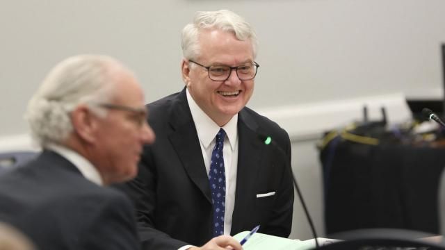 South Carolina Treasurer Curtis Loftis smiles during a meeting of the State Fiscal Accountability Authority on Tuesday, March 26, 2024, in Columbia, S.C. (AP Photo/Jeffrey Collins) South Carolina Treasurer Curtis Loftis smiles during a meeting of the State Fiscal Accountability Authority on Tuesday, March 26, 2024, in Columbia, S.C. (AP Photo/Jeffrey Collins)