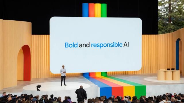 FILE — James Manyika, who heads Google’s technology and society team, as well as Google Research, delivers the keynote address at Google I/O in Mountain View, Calif., on May 10, 2023. OpenAI, Google and Meta ignored corporate policies, altered their own rules and discussed skirting copyright law as they sought online information to train their newest artificial intelligence systems. (Jason Henry/The New York Times) FILE — James Manyika, who heads Google’s technology and society team, as well as Google Research, delivers the keynote address at Google I/O in Mountain View, Calif., on May 10, 2023. OpenAI, Google and Meta ignored corporate policies, altered their own rules and discussed skirting copyright law as they sought online information to train their newest artificial intelligence systems. (Jason Henry/The New York Times)