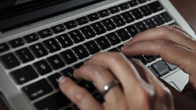 FILE - A person works on a laptop in North Andover, Mass., on June 19, 2017. Cyberattacks on businesses are rising, including small businesses. It’s a troubling trend that can be very costly and time consuming if owners don’t have a plan to deal with them. (AP Photo/Elise Amendola, File) FILE - A person works on a laptop in North Andover, Mass., on June 19, 2017. Cyberattacks on businesses are rising, including small businesses. It’s a troubling trend that can be very costly and time consuming if owners don’t have a plan to deal with them. (AP Photo/Elise Amendola, File)