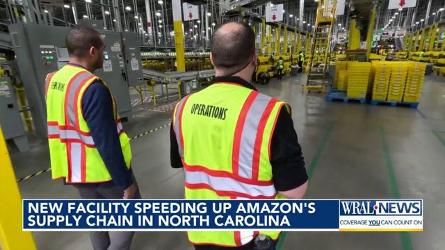 New Amazon facility speeding up supply chain in North Carolina