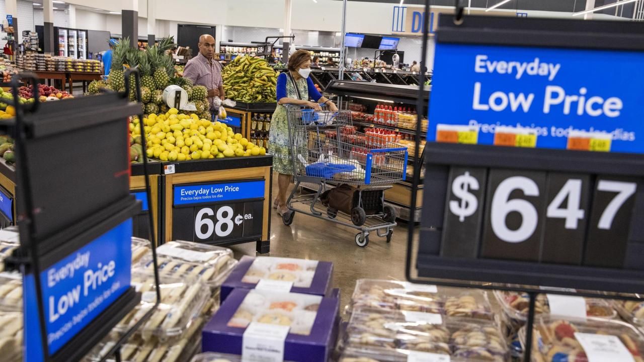 Americans are still shopping. They're just going to Walmart