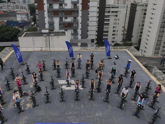 Sao Paulo Transforms Helipads into Outdoor Spinning Class Venues