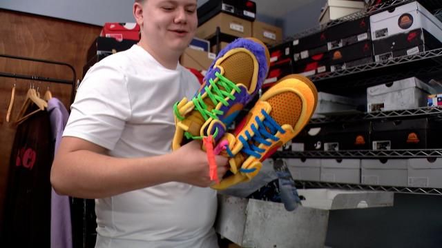 Teen sneakerhead turns stylish passion into online business