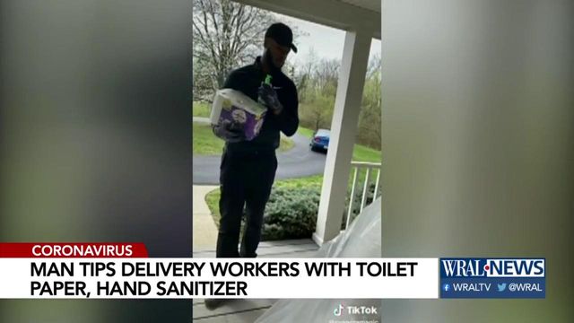 Wonderful idea: Man offers delivery drivers unique tips