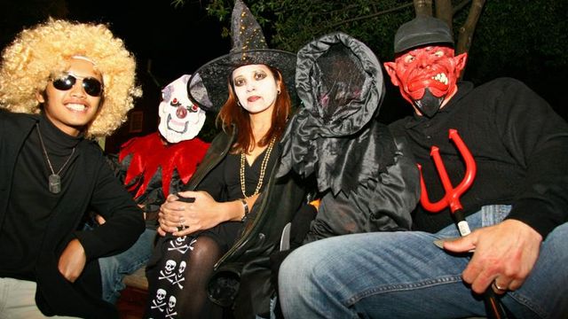 Triangle revelers celebrate Halloween