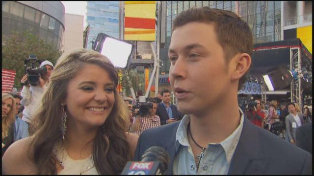 Web only: Scotty, Lauren after the show