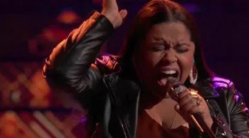 Brooke Simpson prepares to compete in Voice finale