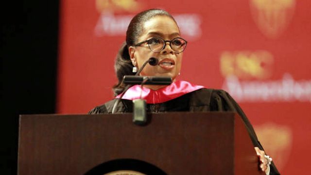 Oprah delivers commencement speech at USC