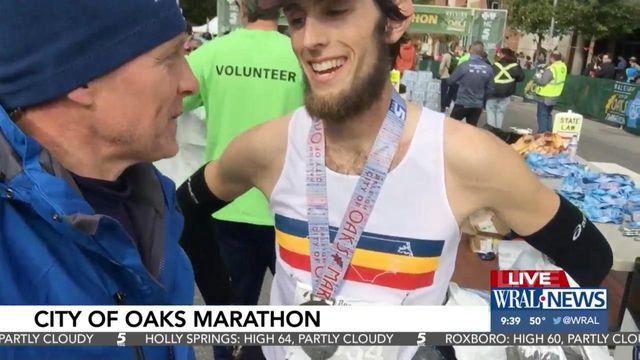 'A lot of hills': First marathon finisher reflects on course