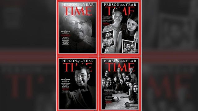 Time's Person of the Year: Slain and imprisoned journalists