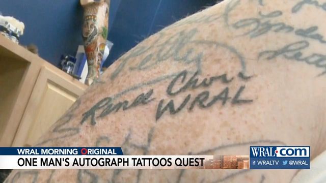 Inked up: Wilson man wants 1,000 tattoos