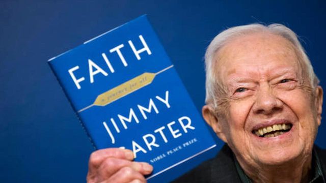Jimmy Carter wins Grammy for audiobook 'Faith: A Journey for All'