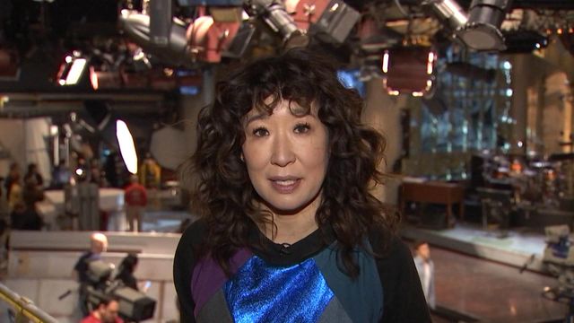 Sandra Oh gets advice for SNL hosting gig from Andy Samberg