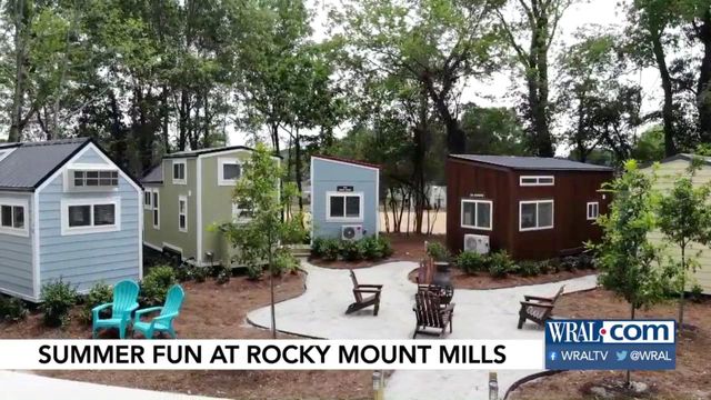 Tiny hotels among summer fun at Rocky Mount Mills